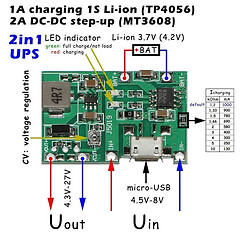 Модуль контроля заряда аккумулятора J5019-Modul