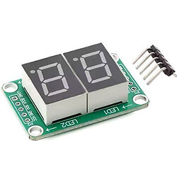 Світлодіодний індикатор двосимвольний 0.5 inch 74HC595 Static Drive LED 2bit