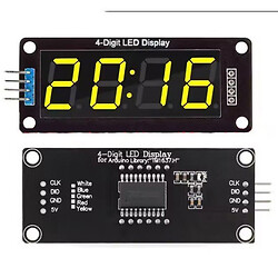 Світлодіодний індикатор чотирисимвольний TM1637 LED Display Module Yellow