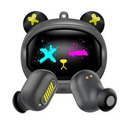 Bluetooth-гарнітура Onikuma TX603 Spase Bear, Стерео, Чорний