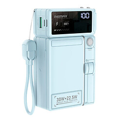 Портативная батарея (Power Bank) Remax CP-19 Lanyard Fortable, 20000 mAh, Голубой