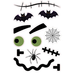 Наклейка интерьерная на холодильник "Halloween"