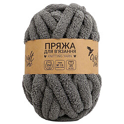 Пряжа для в'язання плюшева, 250 г, 25 м, тон №13