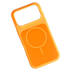 Чехол (накладка) Apple iPhone 14, Air Beats Two Colors, MagSafe, Оранжевый