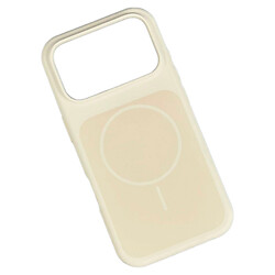 Чехол (накладка) Apple iPhone 14, Air Beats Two Colors, MagSafe, Ivory, Бежевый