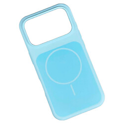 Чехол (накладка) Apple iPhone 14, Air Beats Two Colors, MagSafe, Sky Blue, Голубой