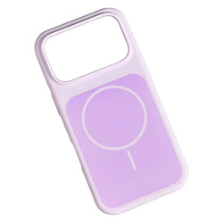 Чехол (накладка) Apple iPhone 14, Air Beats Two Colors, MagSafe, Фиолетовый