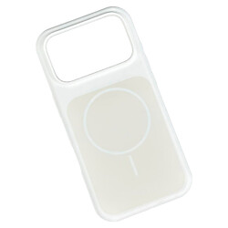 Чохол (накладка) Apple iPhone 16, Air Beats Two Colors, MagSafe, Білий