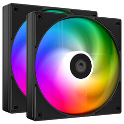 Вентилятор ID-Cooling AS-140-ARGB-K Duet, Черный