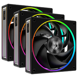 Вентилятор ID-Cooling MF-1230-ARGB-K Trio, Чорний