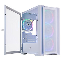 Корпус 1stPlayer T4-WH-4FS7-W, Белый