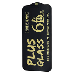 Захисне скло Apple iPhone 13 Mini, WEADDU Super D ESD, 4D, Чорний