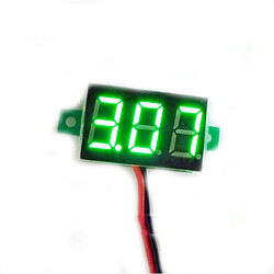 Вольтметр VM-3V-30VDC-GREEN