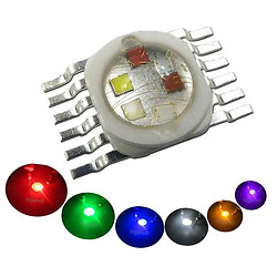 Светодиод RGB RGB Led 12pin 18W RGBWYV