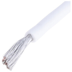 Силіконовий провід 11AWG, Білий