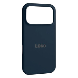 Чохол (накладка) Apple iPhone 18 Pro Max, Original Soft Case, Midnight Blue, Синій