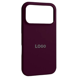 Чехол (накладка) Apple iPhone 18 Pro Max, Original Soft Case, Cherry, Бордовый