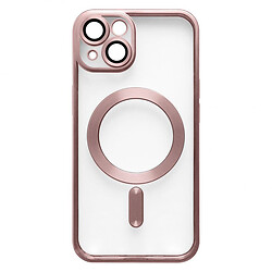 Чехол (накладка) Apple iPhone 13, Metallic Full Camera, MagSafe, Pink Matte, Розовый