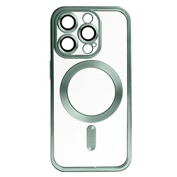 Чохол (накладка) Apple iPhone 13 Pro, Metallic Full Camera, Green Matte, MagSafe, Зелений