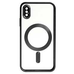Чехол (накладка) Apple iPhone X / iPhone XS, Metallic Full Camera, MagSafe, Black Matte, Черный