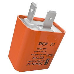 Реле електромеханічне LBSGQ-LF/2pin/12V/10A/Pinkish yellow