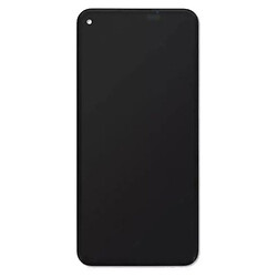 Дисплей (екран) Google Pixel 5A 5G, З сенсорним склом, З рамкою, Amoled, Чорний