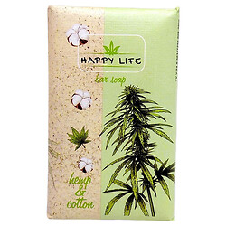Мыло Happy Life "Конопля и хлопок", 180гр