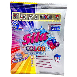 Засіб для прання в капсулах Sila "Color", 21г, п/у