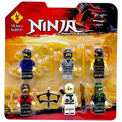 Фігурка мультгероїв "Ninja", 6 фігурок, на планшетці 18x17,2см, Mic