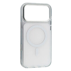 Чохол (накладка) Apple iPhone 17 Pro / iPhone 18 Pro, Clear Fusion Metal Frame, MagSafe, Срібний