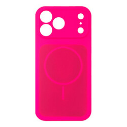 Чохол (накладка) Apple iPhone 17 Pro Max / iPhone 18 Pro Max, Air Beats Two Colors, Firefly Rose, MagSafe, Рожевий