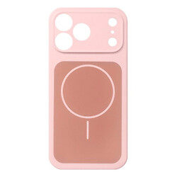 Чехол (накладка) Apple iPhone 17 Pro / iPhone 18 Pro, Air Beats Two Colors, MagSafe, Soft Pink, Розовый