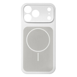 Чехол (накладка) Apple iPhone 17 Pro / iPhone 18 Pro, Air Beats Two Colors, MagSafe, Белый