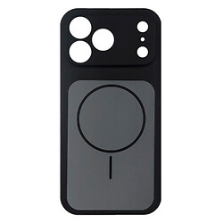 Чехол (накладка) Apple iPhone 17 Pro / iPhone 18 Pro, Air Beats Two Colors, MagSafe, Black-Gray, Черный