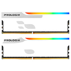 Модуль пам'яті Prologix Onyx PRO32GB3200YWR4K, 32 Гб., Білий