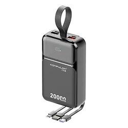 Портативна батарея (Power Bank) Konfulon A54Q, 20000 mAh, Чорний