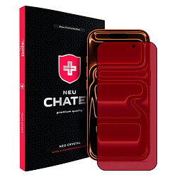Защитное стекло Apple iPhone 16 Pro Max, NEU Chatel, Антишпион, Черный