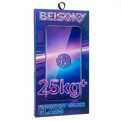 Защитное стекло Samsung Galaxy S26 / Galaxy S26 Pro, BEISOKY HD 25KG, Антишпион, Черный