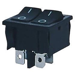 Перемикач клавішний KCD1-2101-6 ON-OFF 4pin, Чорний