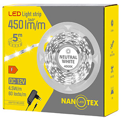 Лента LED NANOTEX LSR0312, белый свет, IP20, 4,5 Вт/м, 4000 К, 5 м