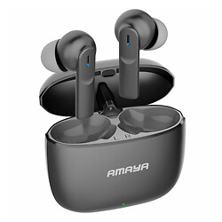 Bluetooth-гарнітура Amaya ATW-09, Стерео, Сірий