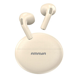 Bluetooth-гарнітура Amaya ATW-25, Стерео, Бежевий