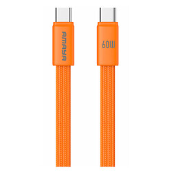 USB кабель Amaya 317CC, Type-C, 1.2 м., Помаранчевий