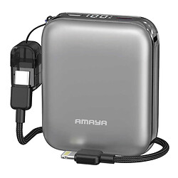 Портативна батарея (Power Bank) Amaya F001C, 10000 mAh, Сірий