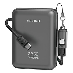 Портативна батарея (Power Bank) Amaya F237C, 20000 mAh, Сірий