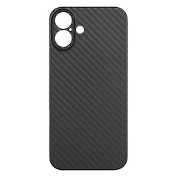 Чехол (накладка) Apple iPhone 16, GETMAN Carbon Ultra Slim, Черный