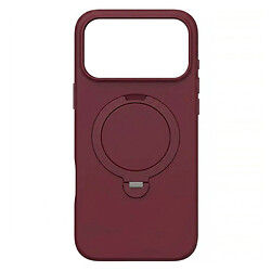 Чехол (накладка) Apple iPhone 17 Pro Max / iPhone 18 Pro Max, Epik Metal Buttons HQ Ring, MagSafe, Deep Cherry, Бордовый