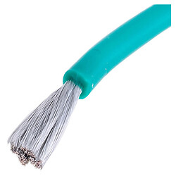 Силиконовый провод 11AWG, 3.8mm2-750/0.08TS, Зеленый