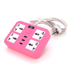 Сетевой фильтр ТВ-Т15, 2.0 м., Розовый
