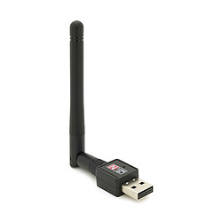 Бездротовий мережевий адаптер з антеною 2DBI Wi-Fi-USB Merlion LV-UW02RK-2DB